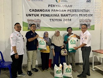 1422 KPM di Kecamatan Rangkui Terima Bantuan Cadangan Pangan Pemerintah Pusat