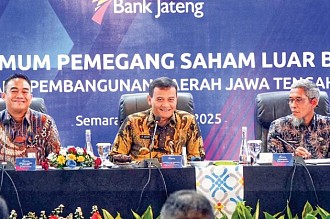 Selenggarakan RUPS LB, Bank Jateng Komitmen Siap  Dukung Peningkatan PAD  Jawa Tengah
