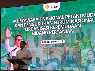 Forum Nasional Petani Muda Diresmikan, Wamentan Tegaskan Peran Strategis Generasi Muda dalam Swasembada Pangan