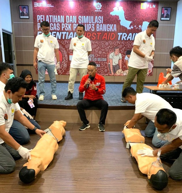 Gelar Pelatihan P3K, PLN Komit Wujudkan Budaya Kerja yang Mengutamakan K3