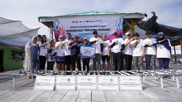 KOLABORASI IPC TPK DAN SHIPPING LINE DORONG KONSERVASI ALAM BERKELANJUTAN DI SEKTOR MARITIM