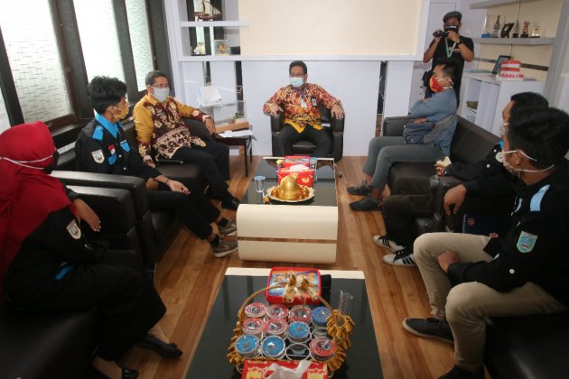 Forum Komunikasi Mahasiswa Kabupaten Banjar Melakukan Audiensi dengan Sekda Banjar