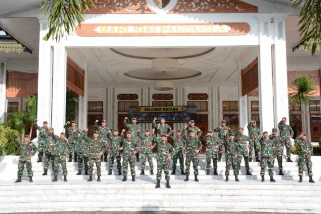Kodam VI/Mulawarman Selenggarakan Apel Dansat Tersebar 2020 Secara Virtual