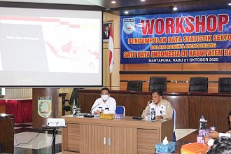 Dukung Satu Data Indonesia Pemkab Banjar Gelar Workshop Pengumpulan Data Statistik Sektoral