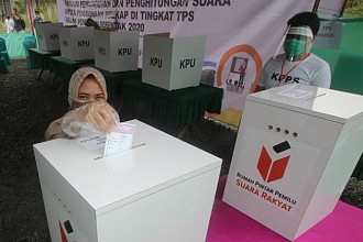 Jelang Pilkada Serentak 2020, KPU Banjar Gelar Simulasi Pemungutan Suara Sesuai Prokes Covid-19