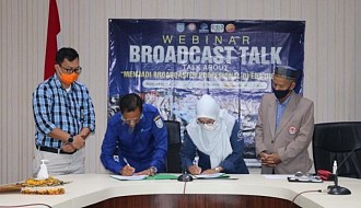 Edukasi Masyarakat, Radio Suara Banjar Mantapkan MoU Dengan Motion Radio