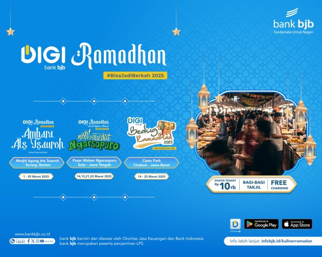 bank bjb Hadirkan DIGI Ramadan Street Kuliner Festival untuk Mendorong Digitalisasi Transaksi Kuliner