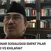 Prof. Dr. Jimly Asshiddiqie, SH sampaikan sosialisasi 4 pilar kebangsaan terkait NKRI VS Khilafah
