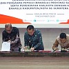 Pemerintah Provinsi, Kabupaten dan Kota Se-Sumsel Serentak Tandatangani NPHD Dana Pilkada