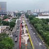 Progres Proyek Pembangunan LRT Jakarta Fase 1B Hingga Minggu ke-30