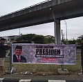 Harap Indonesia Bebas Korupsi, Masyarakat Banten Pasang Spanduk Dukung Firli Bahuri Maju di Pilpres 2024