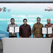Telkom Perkuat Kemitraan Strategis dengan Singtel Kembangkan Regional Data Center dan Bisnis Broadband