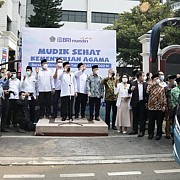 Program Kebersamaan Ramadan Berlanjut, Bank Mandiri Berangkatkan 75 Bus Mudik Gratis