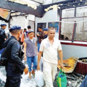 Huru-Hara Hanguskan Rutan Siak