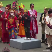 Semarak Hut RI Ke 77, Bocah Kelas 6 SD Sukses Goyangkan Istana