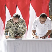 OJK Siap Bangun Gedung Kantor di IKN Tandatangani Perjanjian Kerja Sama dengan Otorita IKN