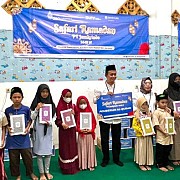 Safari Ramadan, Jamkrindo Bagikan Paket Sembako di Bandar Lampung