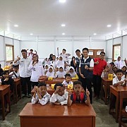 Telkom Bangun Sekolah Sementara di Daerah Terdampak Bencana Gempa Cianjur