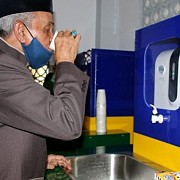 Sekarang, Air Siap Minum Ada Di Mesjid Agung Al Karomah Martapura