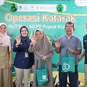 Operasi Katarak Gratis Pupuk Kujang Disambut Antusiasme Masyarakat