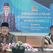Sosialisasi Empat Pilar, Prof Jimly Membahas Pasal 30 mengenai Pertahanan dan Keamanan Negara