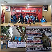 Gelar aksi di Gedung DPRD DKI, FSPTI minta Transparansi dan Perubahan di Program Jak Lingko