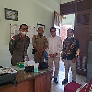 Radesa Tuntang menanggapi Surat Aduan LSM Lembaga Investigasi Negara DPC Kab. Semarang di satpol PP Kab. Semarang
