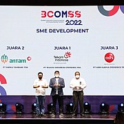 Program TJSL Telkom Raih Penghargaan Terbaik dari Kementerian BUMN