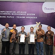 Tingkatkan Kompetensi SDM, Bank Papua Manfaatkan Aplikasi LMS dari Telkom