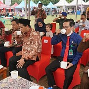 Ngopi Tahlil Bareng Wagub Taj Yasin dan Walikota Aaf Semarakkan  Pekalongan Culinary and Creative Fest