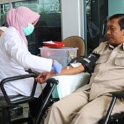 PPSDM Aparatur Kerjasama dengan PMI Gelar Donor Darah dan Pemeriksaan Kesehatan Gratis