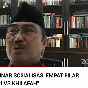 Prof. Dr. Jimly Asshiddiqie, SH sampaikan sosialisasi 4 pilar kebangsaan terkait NKRI VS Khilafah