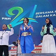 Semarakkan HUT ke-24, PNM Bersama Via Valen Gaungkan Semangat Berdayakan Ultra Mikro Indonesia
