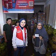 Dirut Pertamina Cek Langsung Penyaluran LPG 3 Kg di Wilayah Sumatera Selatan