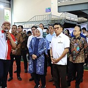 Menaker Dampingi KSP Tinjau Pengembangan SDM Melalui Pelatihan Vokasi