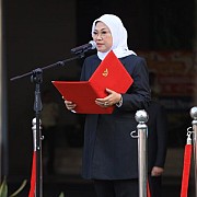 Jadi Inspektur Upacara HUT ke 78 RI, Menaker:  Bonus Demografi Kunci Wujudkan Indonesia Jadi Negara Maju