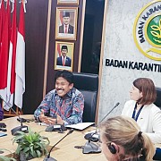 Karantina Pertanian Buka Kemball Kran Impor Sapi Asal Australia