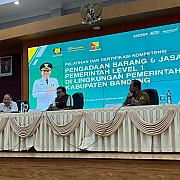 Kementrian ESDM Selenggarakan Pelatihan Dan Sertifikasi Kompetensi Barang Dan Jasa Pemerintah Bagi ASN Kabupaten Bandung