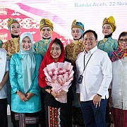 Menteri PPPA Apresiasi Semangat Juang Nasabah PNM Aceh