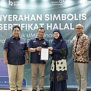 Tingkatkan Daya Saing Global, Telkom Dukung Sertifikasi Halal 497 UMKM Binaan