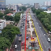 Progres Proyek Pembangunan LRT Jakarta Fase 1B Hingga Minggu ke-30