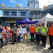 Bank Sumsel Babel Memberikan Bantuan Kepada Korban Banjir di Baturaja, Muaradua, dan Muaraenim