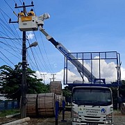 Antisipasi Tanah Longsor, PLN lakukan Pemeliharaan Tiang Jaringan SUTM 20kV