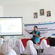 Peringatan Hari Anak Nasional, PLN UP3 Binjai Bangun Kesadaran Siswa di SMA 1 Gebang Pentingnya K3L dan Produk PLN