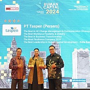 Buktikan Sumber Daya Unggul, TASPEN Raih 5 Penghargaan  di Ajang Human Capital on Resilience Excellence Award 2024