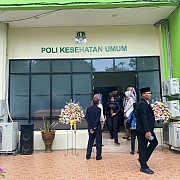 Pj. Wali Kota Bekasi Gani Muhamad Resmikan Layanan Kesehatan Poli Umum Di Area Kantor Pemerintah Kota Bekasi