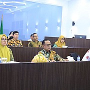 Pj. Wali Kota Bekasi, Gani Muhamad Ikuti Rapat Daring Bersama Mendagri dan Menaker