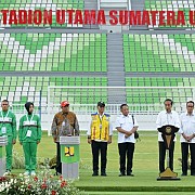 Sah Diresmikan Presiden Jokowi, Kini Sumut Miliki Stadion Besar dan Mewah
