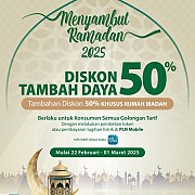 Promo Ramadan dari PLN, Diskon Tambah Daya 50% + 50%, Begini Penjelasannya!