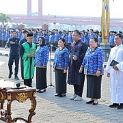 Tepati Janji Ratu Dewa Lantik 3.932 ASN Kota Palembang